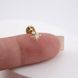 Золотая Серьга Пирсинг с бриллиантом 0,008ct Diamond Lemon Star