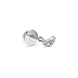 Золотая Серьга Пирсинг с бриллиантами 0,01/0,006ct Diamond White Moonlight
