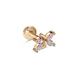Золотая Серьга Пирсинг Butterfly pink