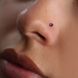 Золотая Серьга для Пирсинга носа с сапфиром Sapphire Aura Nose