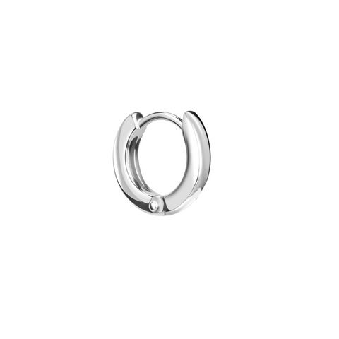 Золота Сережка-клікер для Пірсингу White Cozy 8mm