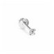 Золота Сережка Пірсинг White Aura 8mm