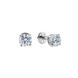 Золотые Серьги Пирсинг с бриллиантами 0,5ct Diamond White Aurora