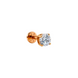 Золота Сережка Пірсинг з діамантом 0,3ct Diamond Olivia Uno