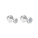 Золота Сережка Пірсинг з діамантом 0,022ct Diamond White Luminique