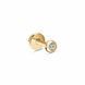 Золота Сережка з діамантом 0,02ct Пірсинг Diamond Lemon Luminique