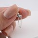Золотая Серьга Пирсинг с бриллиантом 0,07ct Diamond White Era