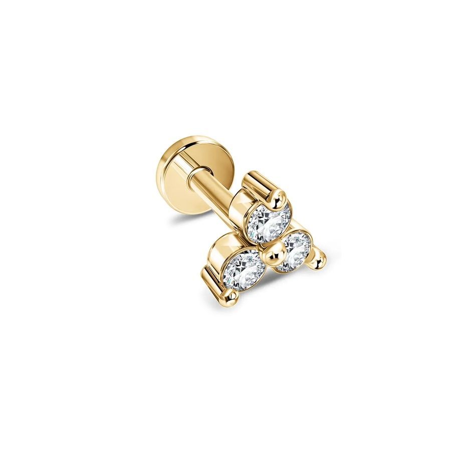 Золота Сережка Пірсинг Lemon GoldenBloom (L)